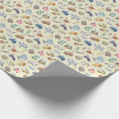 Watercolor Harry Potter Icons Wrapping Paper Geschenkpapier (Ecke)