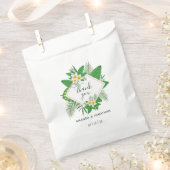 Watercolor Hawaiian Aloha Luau Wedding Guest Favor Geschenktütchen (Ausgeschnitten)