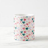 Watercolor Heart Jubilee Kaffeetasse (Mittel)