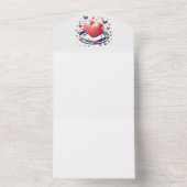 Watercolor Heart Wedding Einladung (Innen)