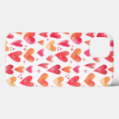 Watercolor HEARTS Case-Mate iPhone Hülle (Rückseite (Horizontal))