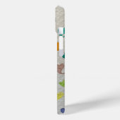 Watercolor Hearts iPhone Case (Rückseite / Links)