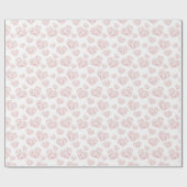 Watercolor Hearts Valentines Geschenkpapier (Flach)