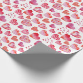 Watercolor Hearvingpapier Geschenkpapier (Ecke)