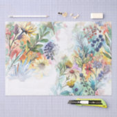 Watercolor Herbal Splashes Seidenpapier (Handwerk)