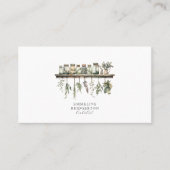 Watercolor Herbalist Herbal Medicine Visitenkarte (Vorderseite)