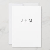 Watercolor-Herbst verlässt | Hochzeit im Einladung (Rückseite)