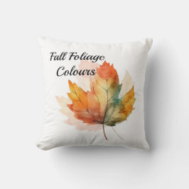 Watercolor Herbstleaf Modernes Drehkissen Kissen