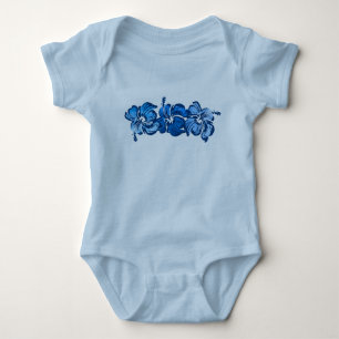 Watercolor Hibiskus-Kinder-T-Shirt Baby Strampler