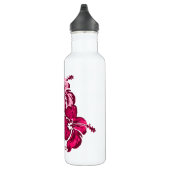 Watercolor-Hibiskus tropisch Trinkflasche (Rechts)