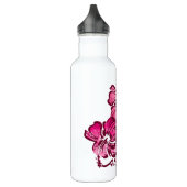 Watercolor-Hibiskus tropisch Trinkflasche (Links)