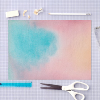 Watercolor-Himmel-Kunst-Künstler-Gemälde gedruckt  Seidenpapier