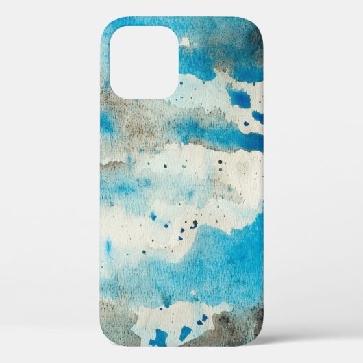 Watercolor-Hintergrunddesign Case-Mate iPhone Hülle (Rückseite)