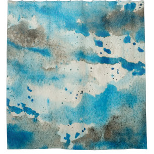 Watercolor-Hintergrunddesign Duschvorhang
