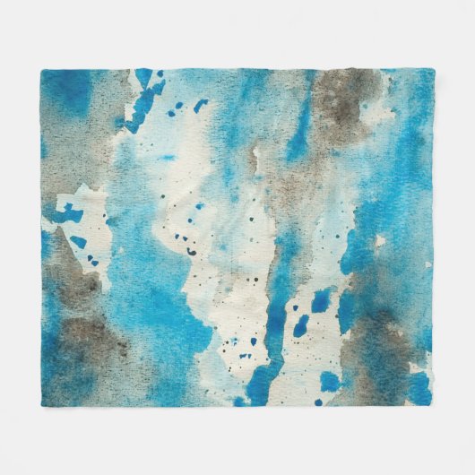 Watercolor-Hintergrunddesign Fleecedecke (Vorderseite (Horizontal))