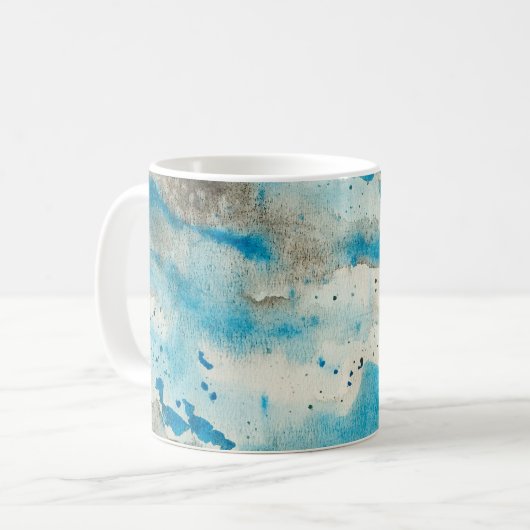 Watercolor-Hintergrunddesign Kaffeetasse (Vorderseite Links)