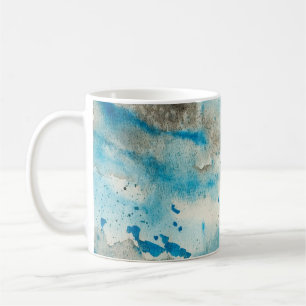 Watercolor-Hintergrunddesign Kaffeetasse