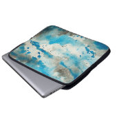 Watercolor-Hintergrunddesign Laptopschutzhülle (Vorne Knopf)