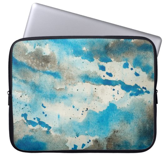Watercolor-Hintergrunddesign Laptopschutzhülle (Vorderseite)