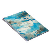 Watercolor-Hintergrunddesign Notizblock (Rechte Seite)