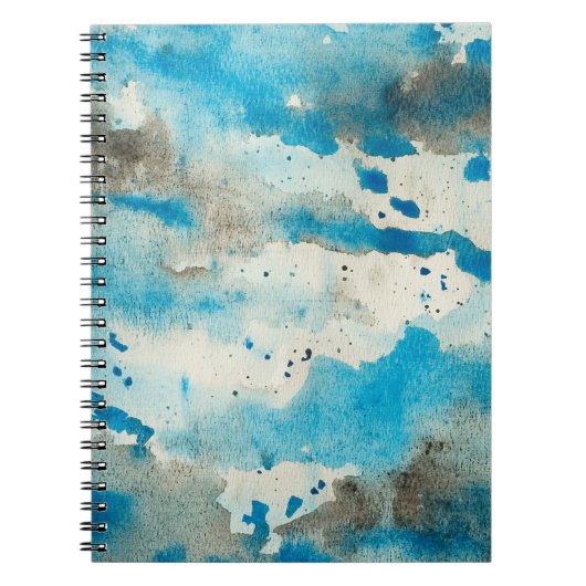 Watercolor-Hintergrunddesign Notizblock (Vorderseite)