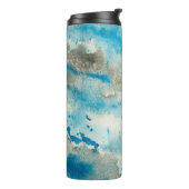 Watercolor-Hintergrunddesign Thermosbecher (Nach links gedreht)