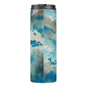 Watercolor-Hintergrunddesign Thermosbecher (Rückseite)