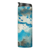 Watercolor-Hintergrunddesign Thermosbecher (Nach rechts gedreht)