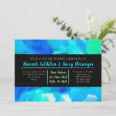 WATERCOLOR Hochzeitseinladung Einladung (Stehend Vorderseite)