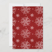 Watercolor Holly Berry Greenery Save the Date (Rückseite)