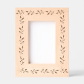 Watercolor Holly Garland Geätzte Rahmen (Vorderseite)