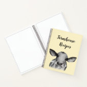 Watercolor Holstein Notizblock (Innenseite)