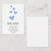 Watercolor Hörbücher für Babykarten Begleitkarte (Vorne/Hinten)