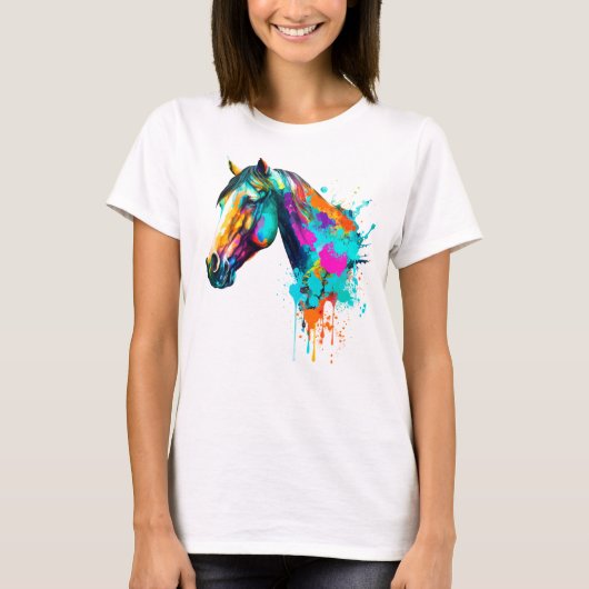 watercolor horse T-Shirt (Vorderseite)
