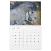 Watercolor Horses Wall Calendar 2025 Kalender (Mär 2026)