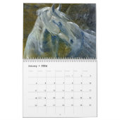 Watercolor Horses Wall Calendar 2025 Kalender (Jan 2026)