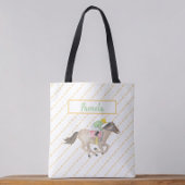 Watercolor Horst Race Jockey Personalisiert Tasche