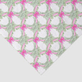 Watercolor Hot Pink Bow Garland Christmas Seidenpapier (Ausschnitt)