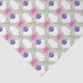 Watercolor Hot Pink Bow Garland Christmas Seidenpapier (Ausschnitt)