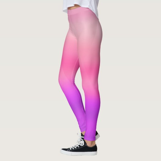 Watercolor Hot Pink Modern Leggings (Links)