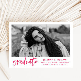 Watercolor Hot-Pink-Pinselstrichbildner Einladung