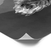 Watercolor Howling Coyote Animal Art Poster (Ecke)