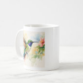 Watercolor Hummingbird Kaffeetasse (Vorderseite Links)