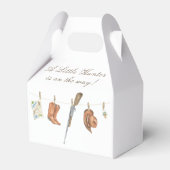 Watercolor Hunter Baby Shower Geschenkschachtel (Vorderseite)