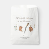 Watercolor Hunter Baby Shower Geschenktütchen (Vorderseite)