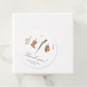 Watercolor Hunter Baby Shower Thank you Geschenkanhänger (Beispiel)