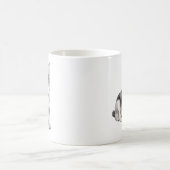 Watercolor Husky Dog Kaffeetasse (Mittel)