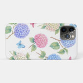 Watercolor Hydrangea Floral Case-Mate iPhone Hülle (Rückseite (Horizontal))