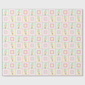 Watercolor Ice Wrapping Paper Geschenkpapier (Flach)