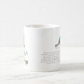 Watercolor Illustrated Map Finland | Monogram Kaffeetasse (Mittel)